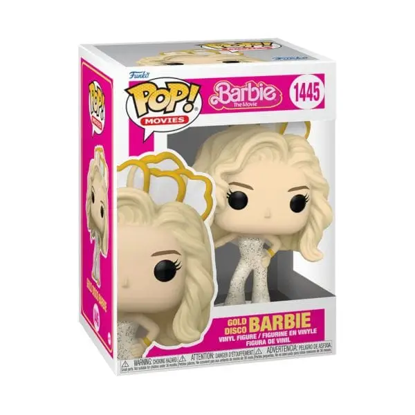 Funko Pop! Barbie - Barbie Com Macacão Disco Dourado 1445 - Imagem 3