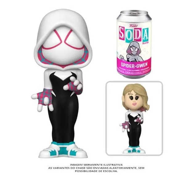 Funko Pop! Soda - Homem-Aranha: Através Do Aranhaverso - Spider Gwen (Chance De Chase) - Imagem 3