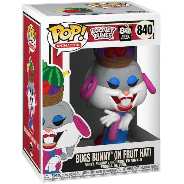 Funko Pop! Looney Tunes: 80 Anos - Bugs Bunny (In Fruit Hat) #840 - Imagem 2