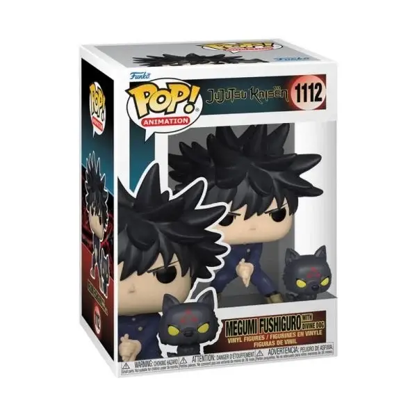 Funko Pop! Jujutsu Kaisen - Megumi Fushiguro Com Cão Divino - Imagem 3
