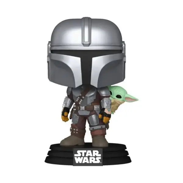 Funko Pop! Star Wars Mandaloriano E Grogu - Mandaloriano Com Grogu