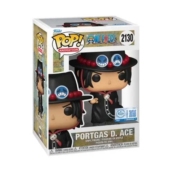 Funko Pop! One Piece - Portgas D. Ace De Casaco - Imagem 3